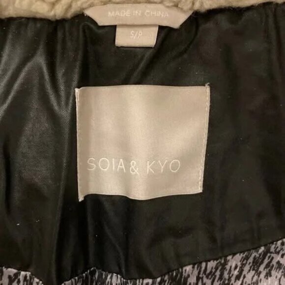 Montreal label Soia & Kyo Black Maxi-Length Puffer Coat - Picture 1 of 4